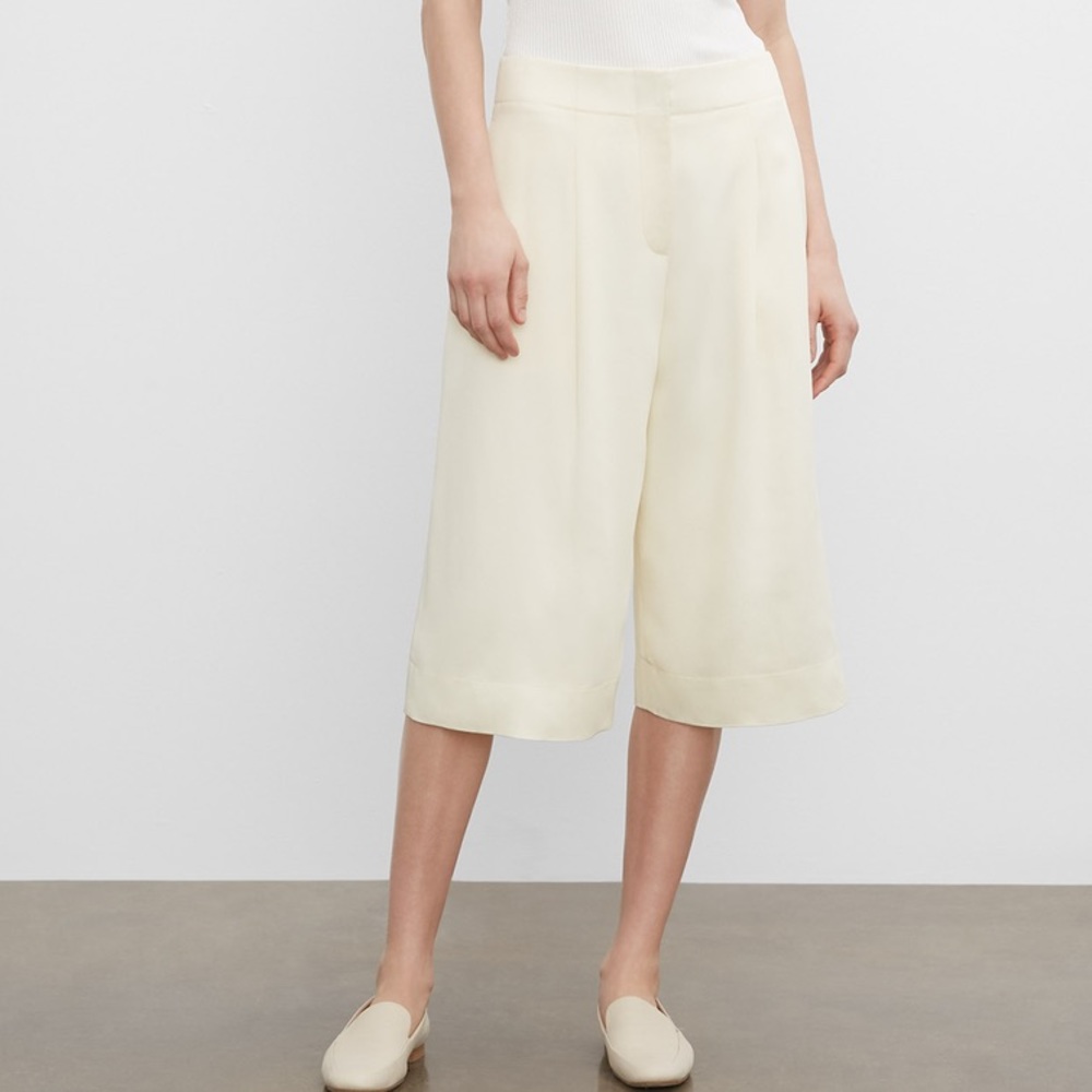 Club Monaco Soft Culotte Wide Leg Pant